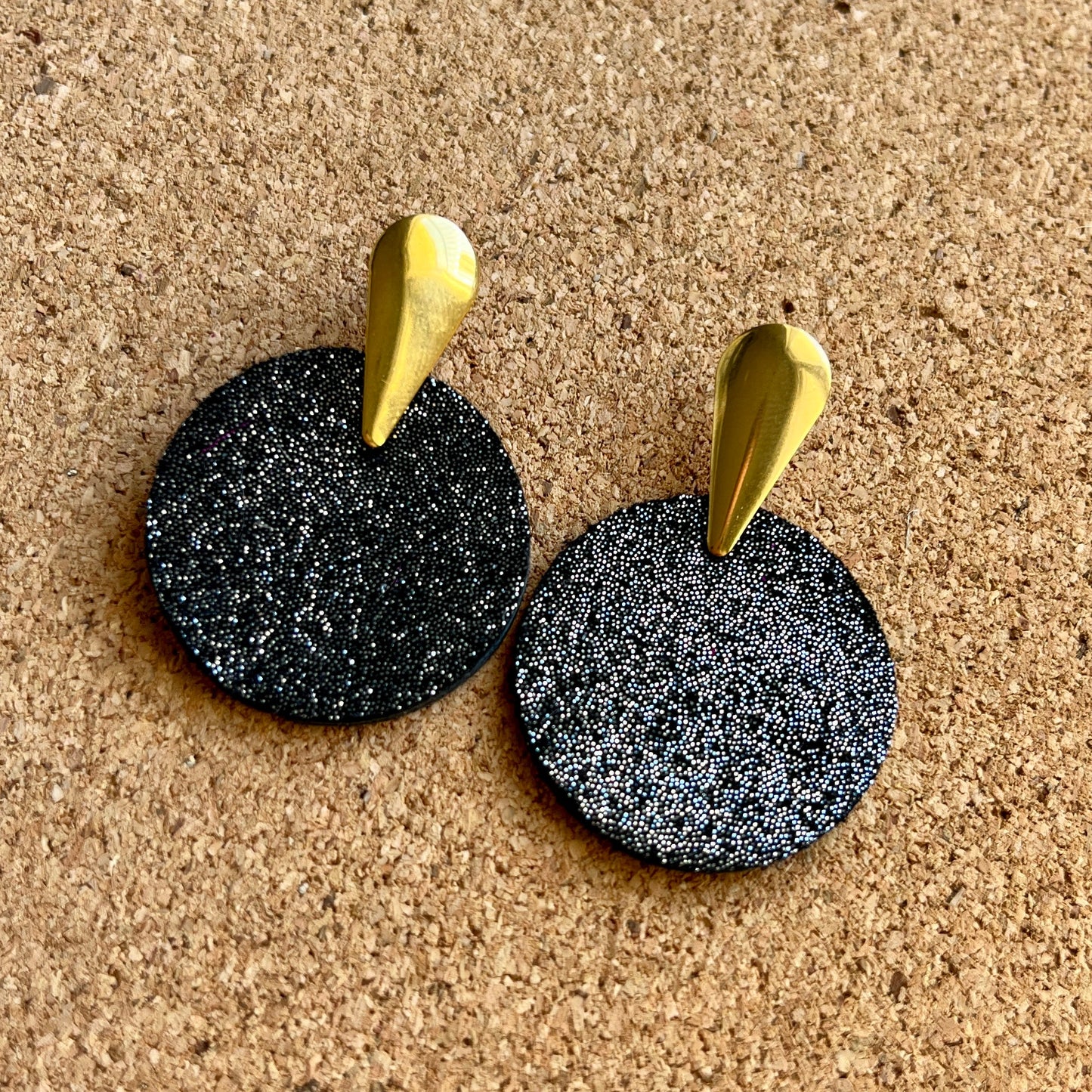 Luna plata negro