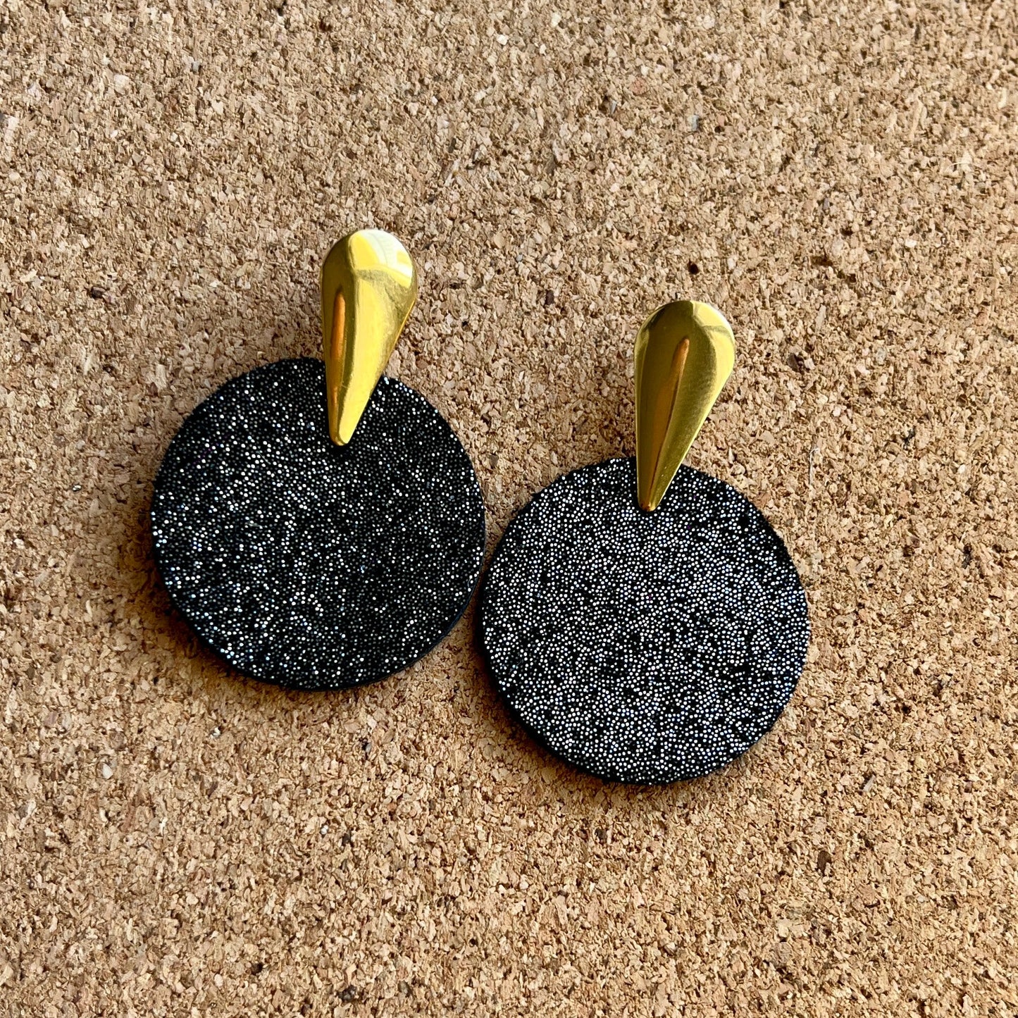 Luna plata negro