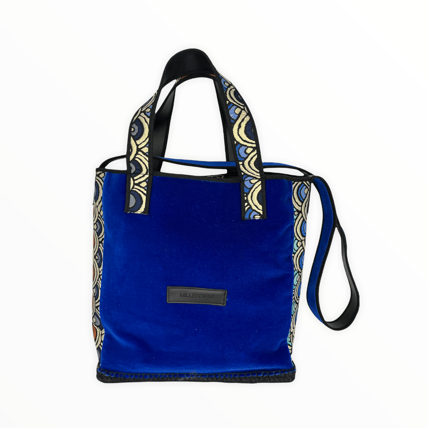 Boxa velvet azul
