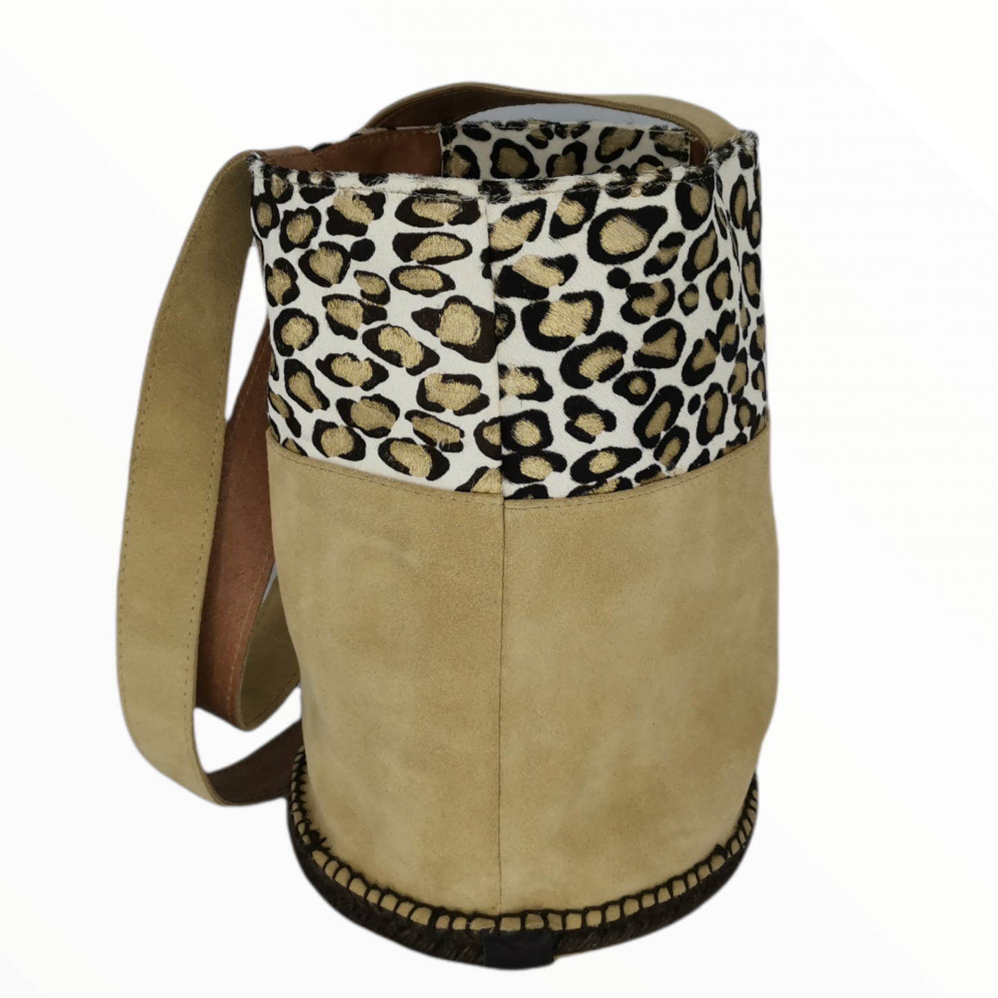 Bolso Print Gold-Serraje