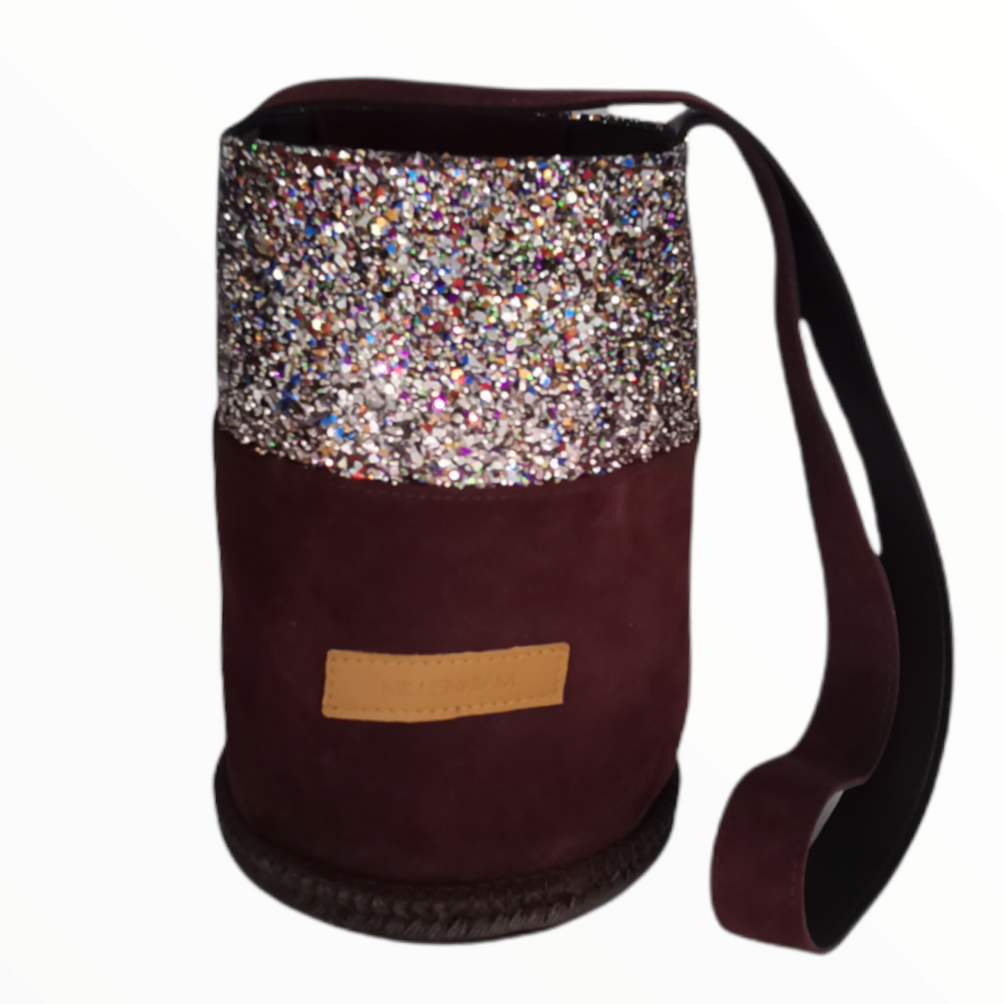 Bolso Glitter Burdeos