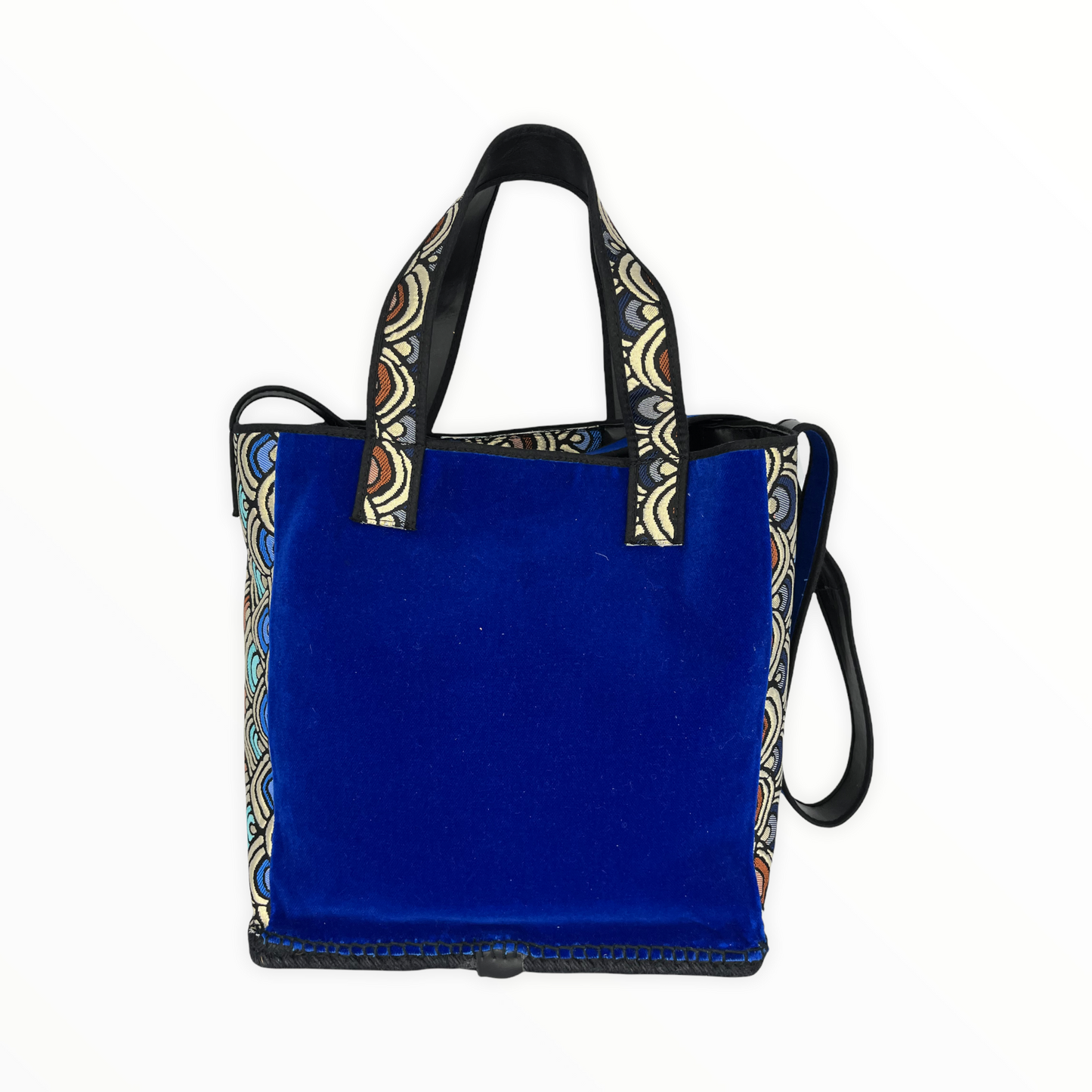 Boxa velvet azul