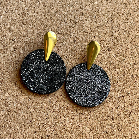 Luna plata negro