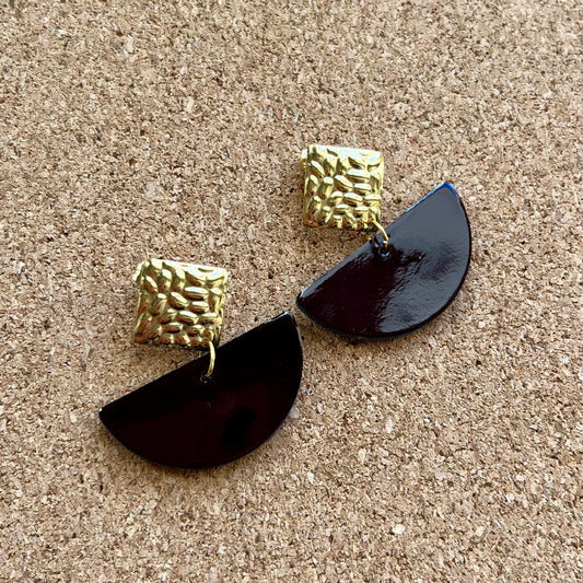 Brillo Burdeos Media Luna